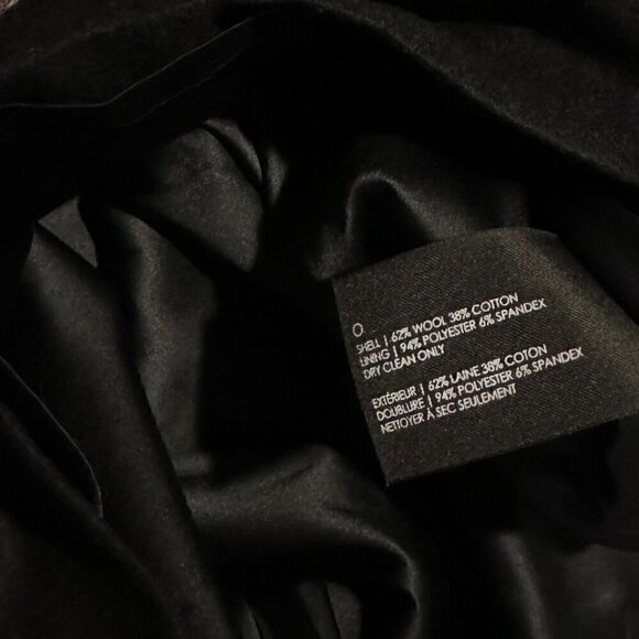 Club Monaco Black Wool Blend Mini Skirt Size 0 - Picture 6 of 6